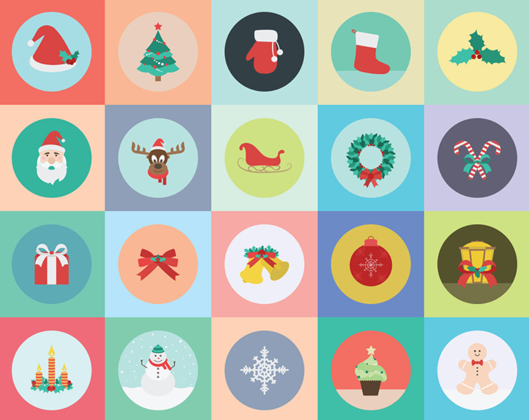 20 бесплатных рождественских иконок